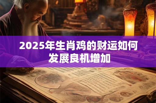 2025年生肖鸡的财运如何 发展良机增加