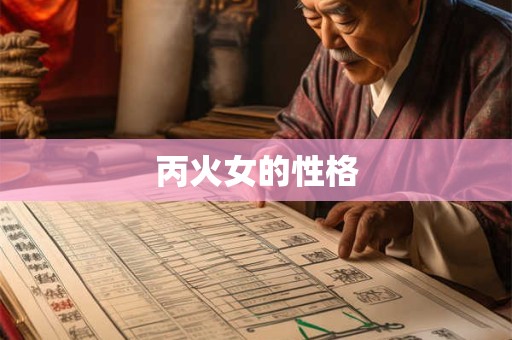 丙火女的性格