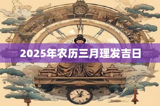 2025年农历三月理发吉日