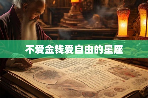 不爱金钱爱自由的星座 不爱金钱爱自由的星座