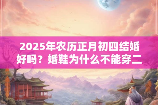 2025年农历正月初四结婚好吗？婚鞋为什么不能穿二次？