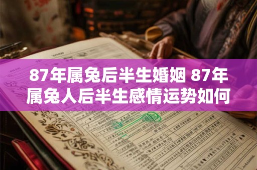 87年属兔后半生婚姻 87年属兔人后半生感情运势如何 87年属兔后半生婚姻 87年属兔人后半生感情运势如何