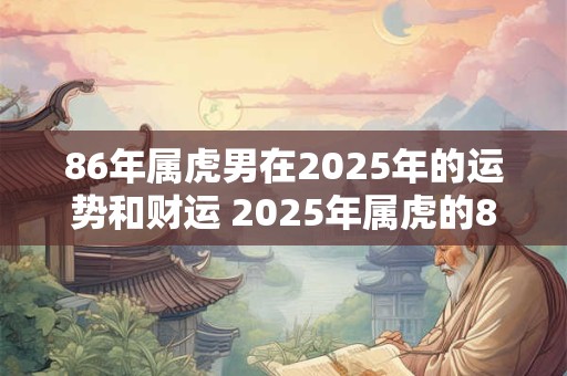 86年属虎男在2025年的运势和财运 2025年属虎的86年男运势和财运如何