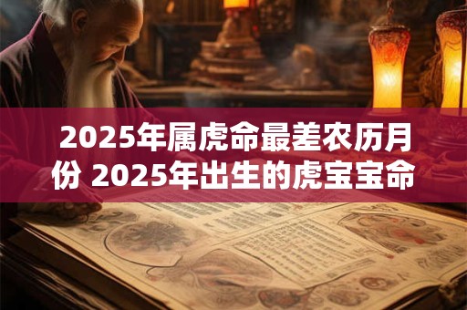 2025年属虎命最差农历月份 2025年出生的虎宝宝命好吗