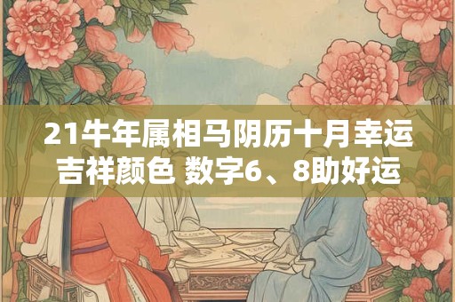 21牛年属相马阴历十月幸运吉祥颜色 数字6、8助好运