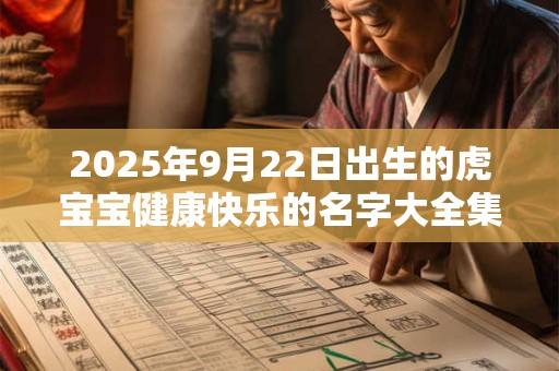 2025年9月22日出生的虎宝宝健康快乐的名字大全集免费版