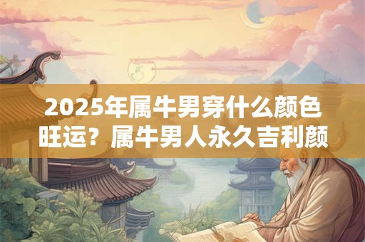 2025年属牛男穿什么颜色旺运？属牛男人永久吉利颜色是什么
