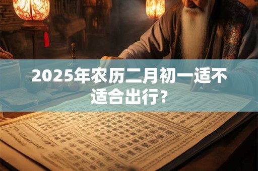 2025年农历二月初一适不适合出行？