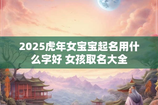 2025虎年女宝宝起名用什么字好 女孩取名大全