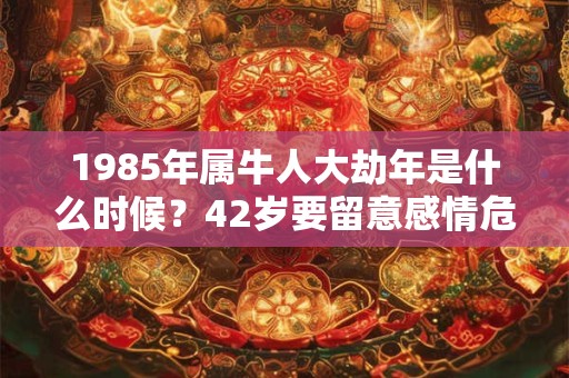 1985年属牛人大劫年是什么时候？42岁要留意感情危机