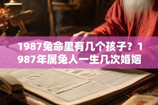 1987兔命里有几个孩子?1987年属兔人一生几次婚姻? 1987兔命里有几个孩子?1987年属兔人一生几次婚姻?