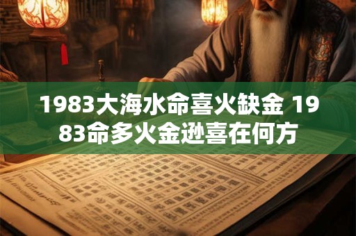 1983大海水命喜火缺金 1983命多火金逊喜在何方