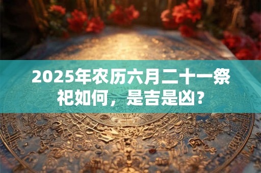 2026年农历六月二十一祭祀如何，是吉是凶？