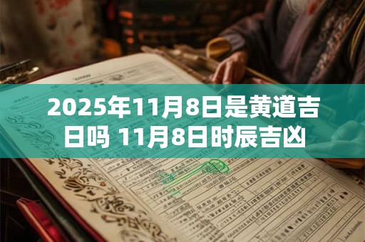 2026年11月8日是黄道吉日吗 11月8日时辰吉凶 2026年11月8日是黄道吉日吗 11月8日时辰吉凶