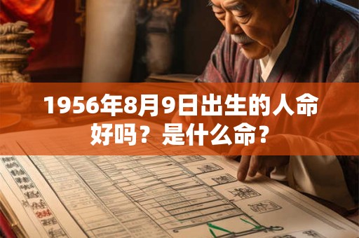 1956年8月9日出生的人命好吗？是什么命？