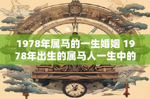 1978年属马的一生婚姻 1978年出生的属马人一生中的婚姻状况如何