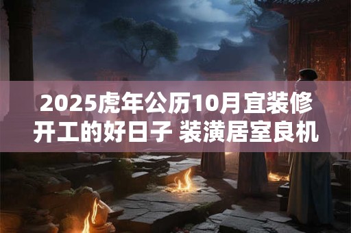2025虎年公历10月宜装修开工的好日子 装潢居室良机
