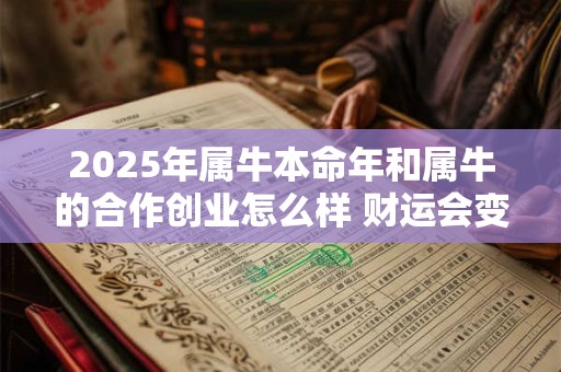 2025年属牛本命年和属牛的合作创业怎么样 财运会变吗