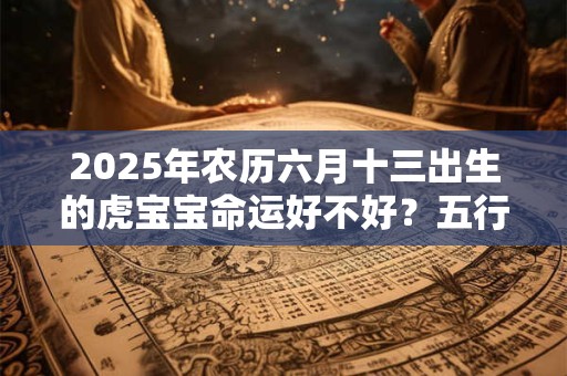2025年农历六月十三出生的虎宝宝命运好不好？五行缺什么？