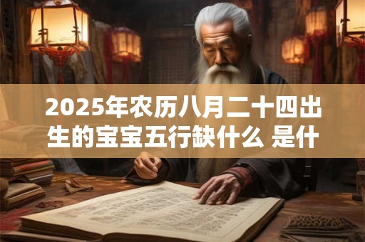 2025年农历八月二十四出生的宝宝五行缺什么 是什么命