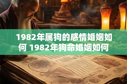 1982年属狗的感情婚姻如何 1982年狗命婚姻如何