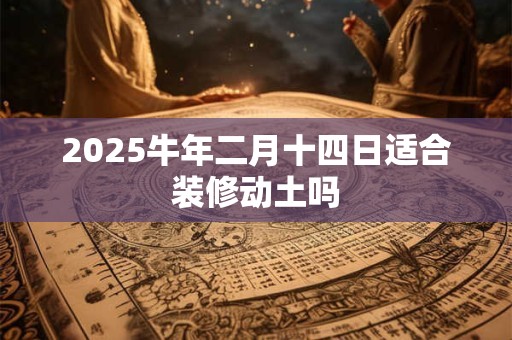 2026牛年二月十四日适合装修动土吗
