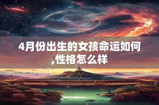 4月份出生的女孩命运如何,性格怎么样