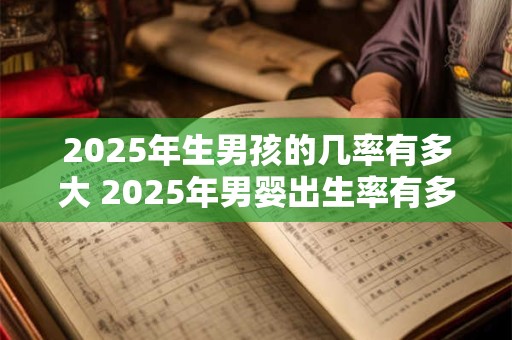 2025年生男孩的几率有多大 2025年男婴出生率有多高