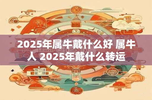 2025年属牛戴什么好 属牛人 2025年戴什么转运