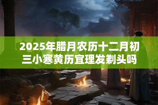 2025年腊月农历十二月初三小寒黄历宜理发剃头吗