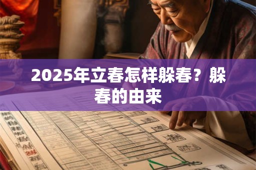 2025年立春怎样躲春？躲春的由来