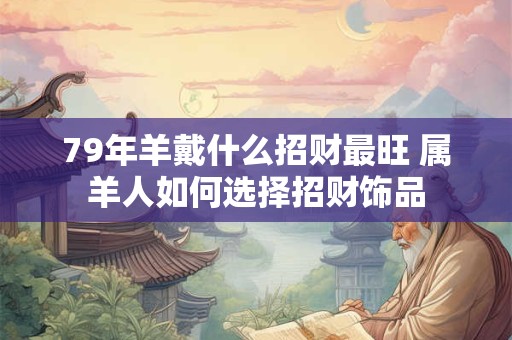 79年羊戴什么招财最旺 属羊人如何选择招财饰品