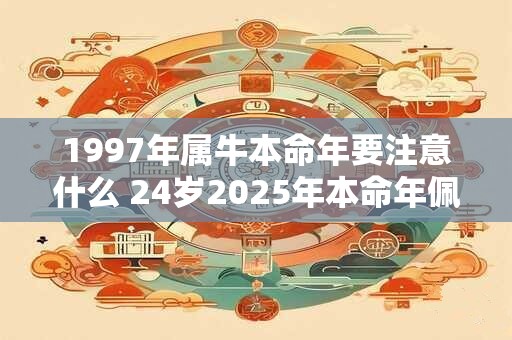 1997年属牛本命年要注意什么 24岁2025年本命年佩戴什么好