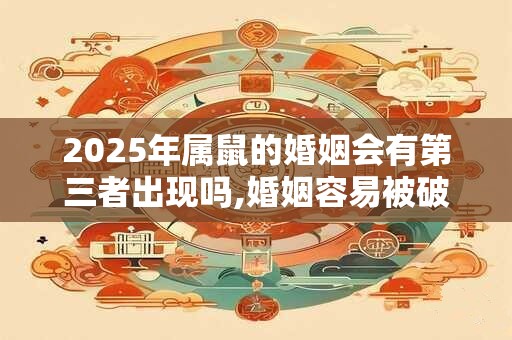 2025年属鼠的婚姻会有第三者出现吗,婚姻容易被破坏吗？