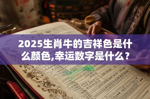 2025生肖牛的吉祥色是什么颜色,幸运数字是什么? 2025生肖牛的吉祥色是什么颜色,幸运数字是什么?