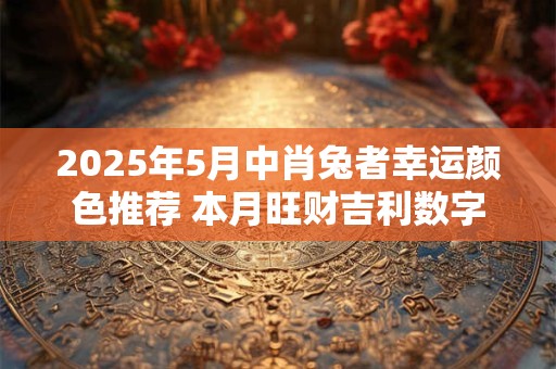 2025年5月中肖兔者幸运颜色推荐 本月旺财吉利数字