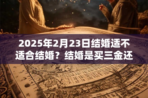 2025年2月23日结婚适不适合结婚？结婚是买三金还是五金？
