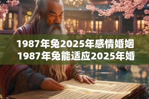 1987年兔2025年感情婚姻 1987年兔能适应2025年婚姻吗