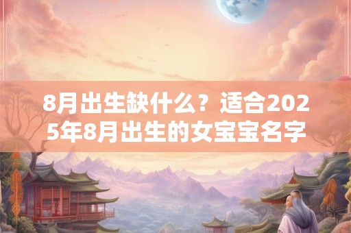 8月出生缺什么？适合2025年8月出生的女宝宝名字