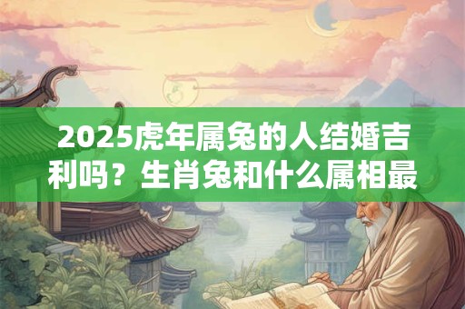 2025虎年属兔的人结婚吉利吗？生肖兔和什么属相最合适