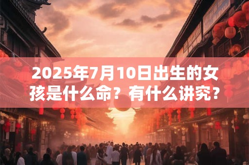 2026年7月10日出生的女孩是什么命?有什么讲究? 2026年7月10日出生的女孩是什么命?有什么讲究?