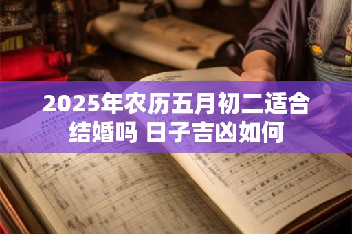 2025年农历五月初二适合结婚吗 日子吉凶如何