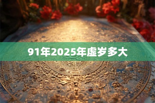 91年2025年虚岁多大