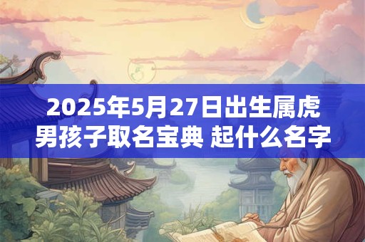 2025年5月27日出生属虎男孩子取名宝典 起什么名字寓意好 2025年5月27日出生属虎男孩子取名宝典 起什么名字寓意好