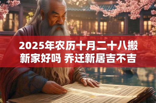 2025年农历十月二十八搬新家好吗 乔迁新居吉不吉利
