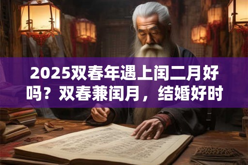 2025双春年遇上闰二月好吗？双春兼闰月，结婚好时年什么意思？
