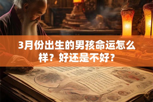 3月份出生的男孩命运怎么样?好还是不好? 3月份出生的男孩命运怎么样?好还是不好?