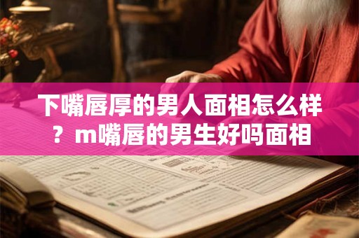 下嘴唇厚的男人面相怎么样？m嘴唇的男生好吗面相