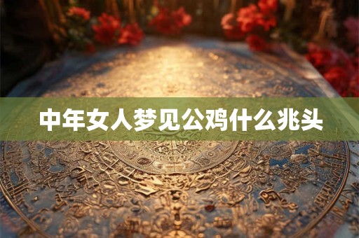 中年女人梦见公鸡什么兆头