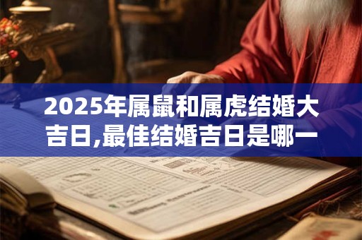 2025年属鼠和属虎结婚大吉日,最佳结婚吉日是哪一天？